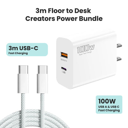 3m 100w Floor to Desk Power Pack main