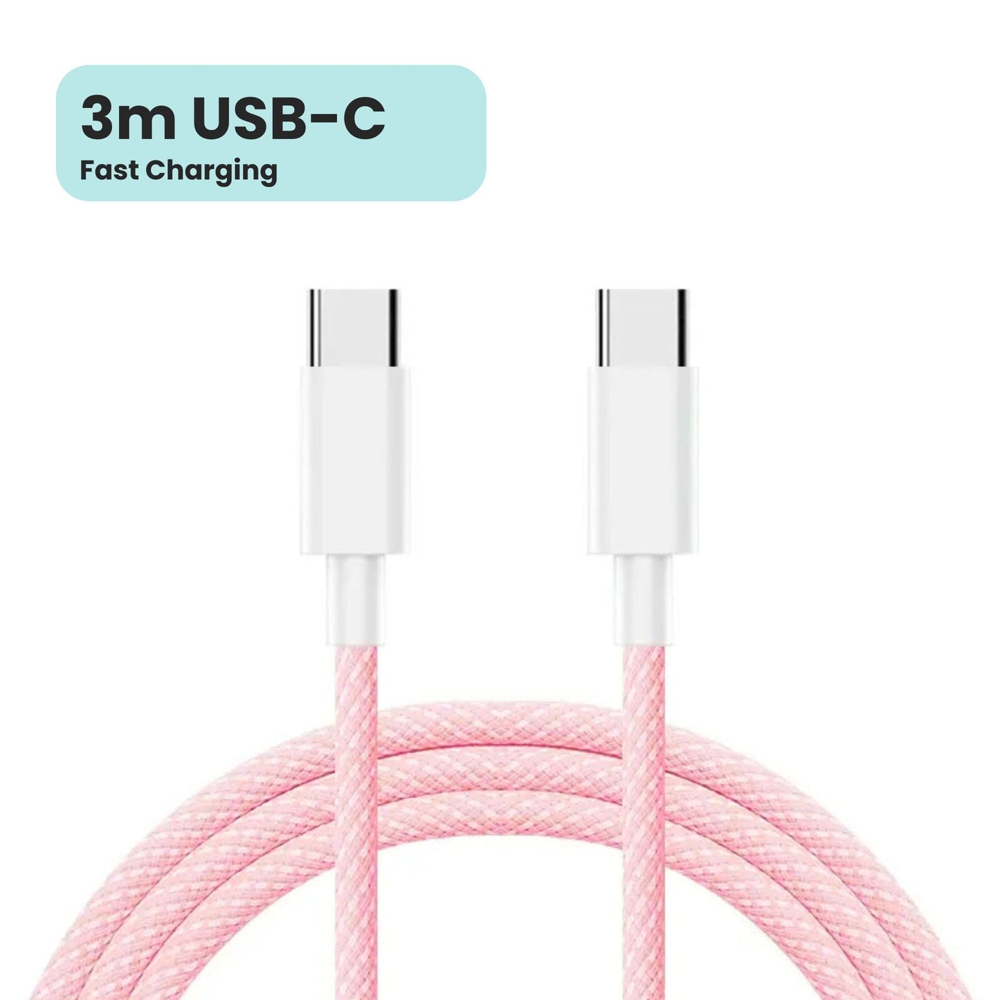 Paparazzo Pink 3m Nylon Charger