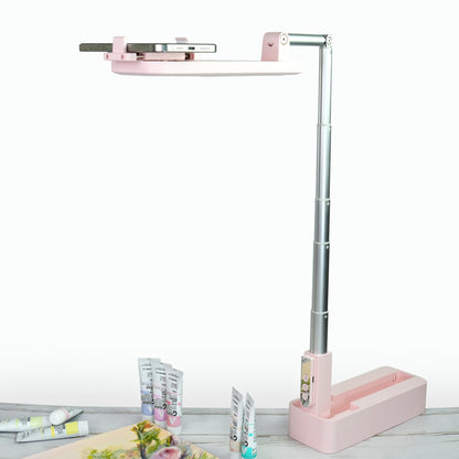 Olivia Overhead Phone Stand Tripod With Light Pink Main