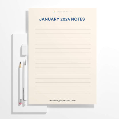 99+ Social Media Content Ideas For Creatives & Product Small Businesses January notes