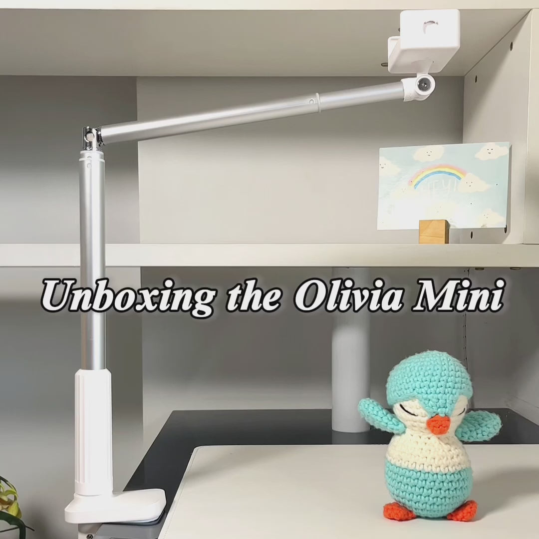 Olivia Mini Overhead Phone Stand Tripod For Mobile Phones Unboxing Video