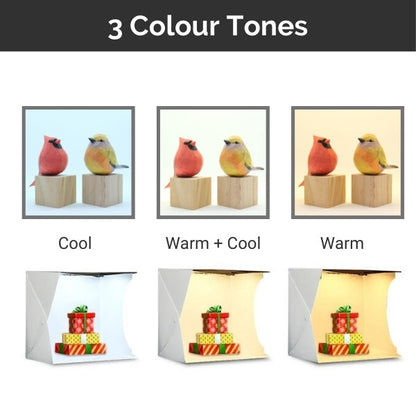 20cm Portable Studio Light Box 3 Colour Tones