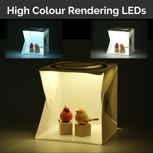 20cm Portable Studio Light Box LED color tones