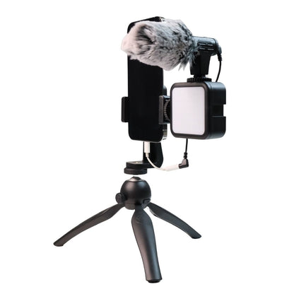 Smartphone Vlogger Starter Kit with rabbit hair microphone