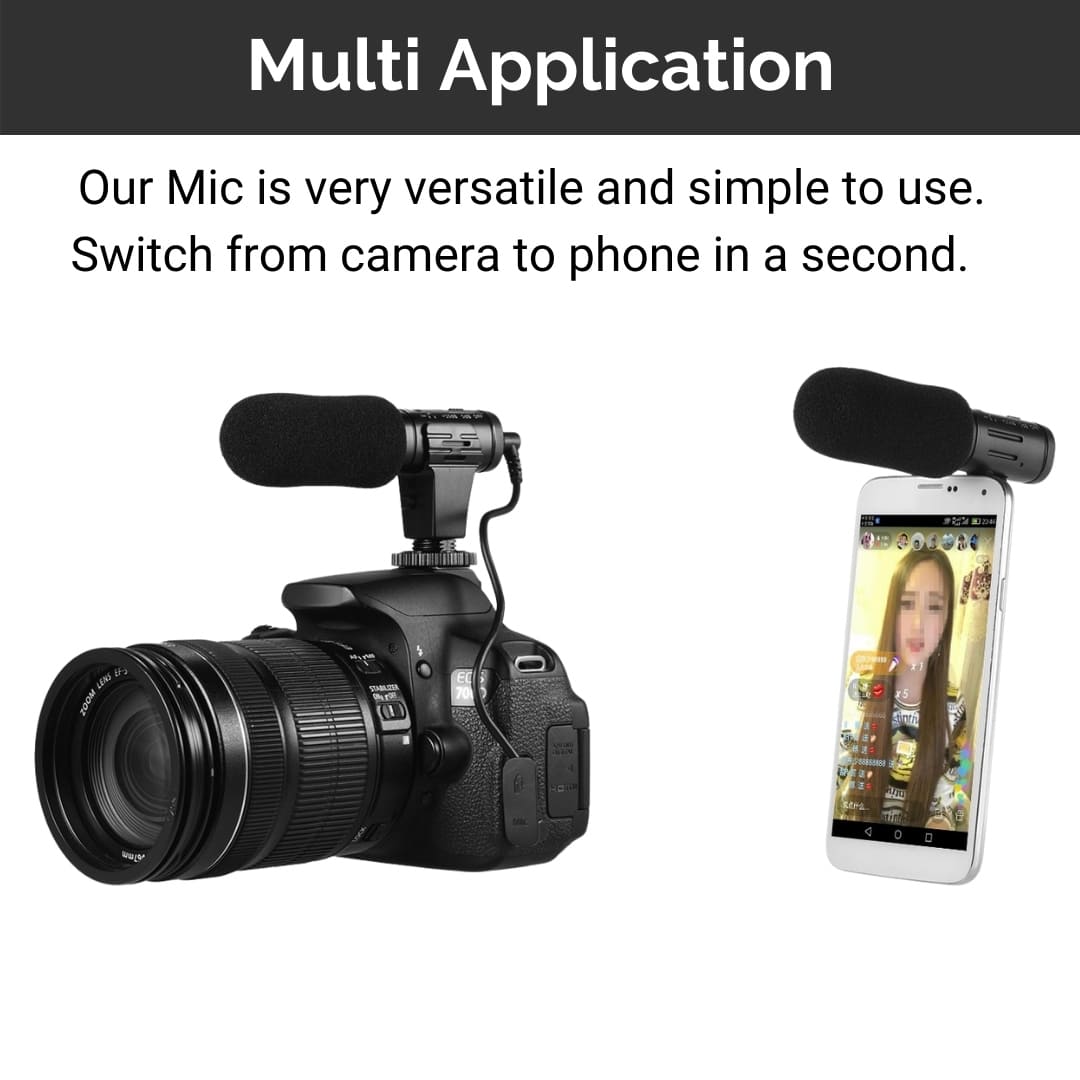 Smartphone Vlogger Starter Kit DSLR and smartphone application. 